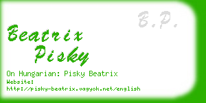 beatrix pisky business card